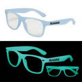 Blue Glow in the Dark Glasses